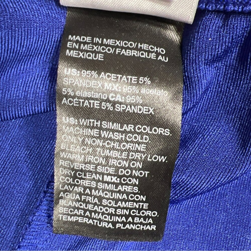 Chico's Travelers Pull On Pants Blue Sz 3R (US XL) EUC - Picture 4 of 5
